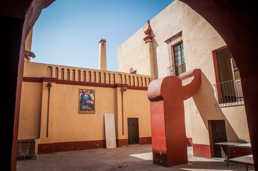 El Museo de la Ciudad, ubicado en el ex convento de Capuchinas, celebra con tres exposiciones. (RICARDO LUGO. EL UNIVERSAL)