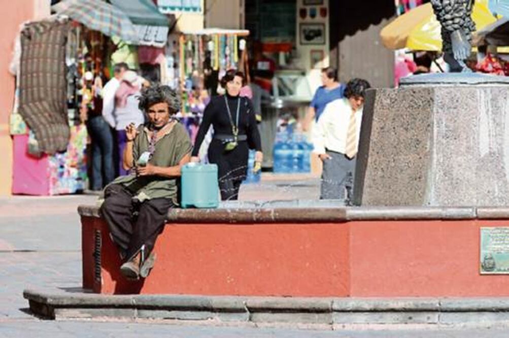 Indigentes invaden la capital