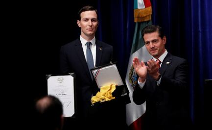 Yerno de Trump recibe la Orden del Águila Azteca