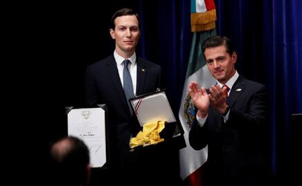 Yerno de Trump recibe la Orden del Águila Azteca