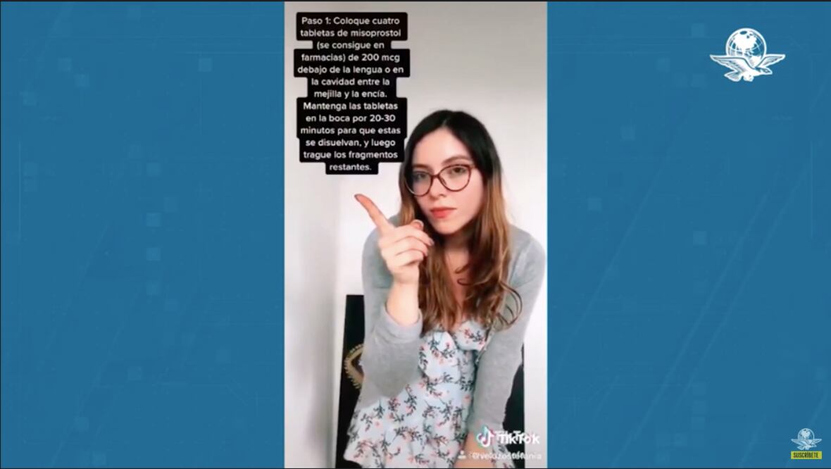 Estefanía Veloz hace TikTok sobre aborto; la critican en redes