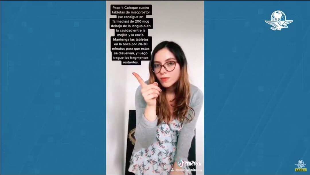 Estefanía Veloz hace TikTok sobre aborto; la critican en redes