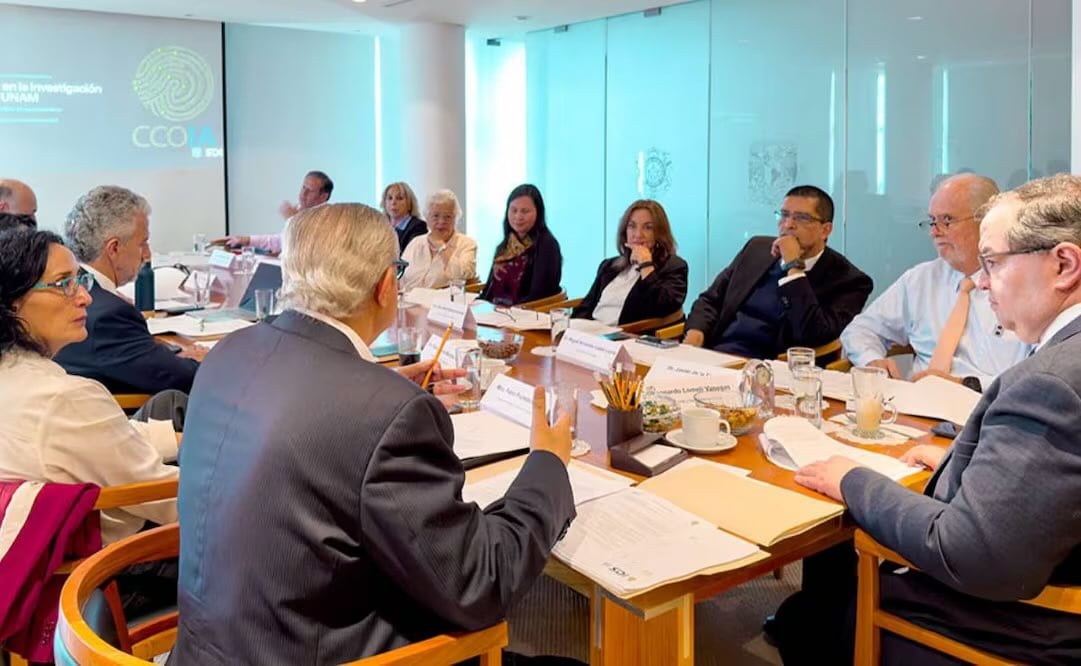 Sesión del Consejo Coordinador de Inteligencia Artificial de la Universidad Nacional Autónoma de México (CCOIA-UNAM). Foto: Secretaría de Desarrollo Institucional