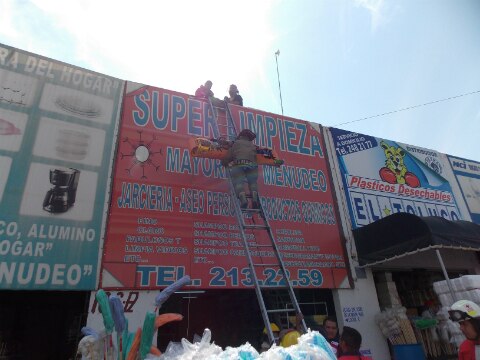 Se electrocuta en la central de abastos