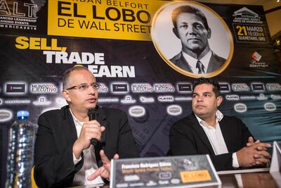 El “Lobo de Wall Street” real, de visita