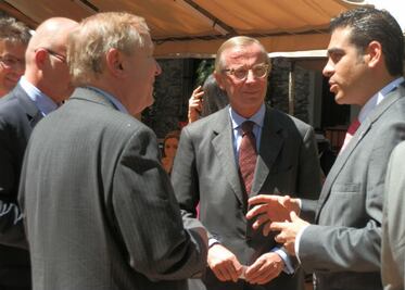 Se reúnen funcionarios con empresarios austriacos