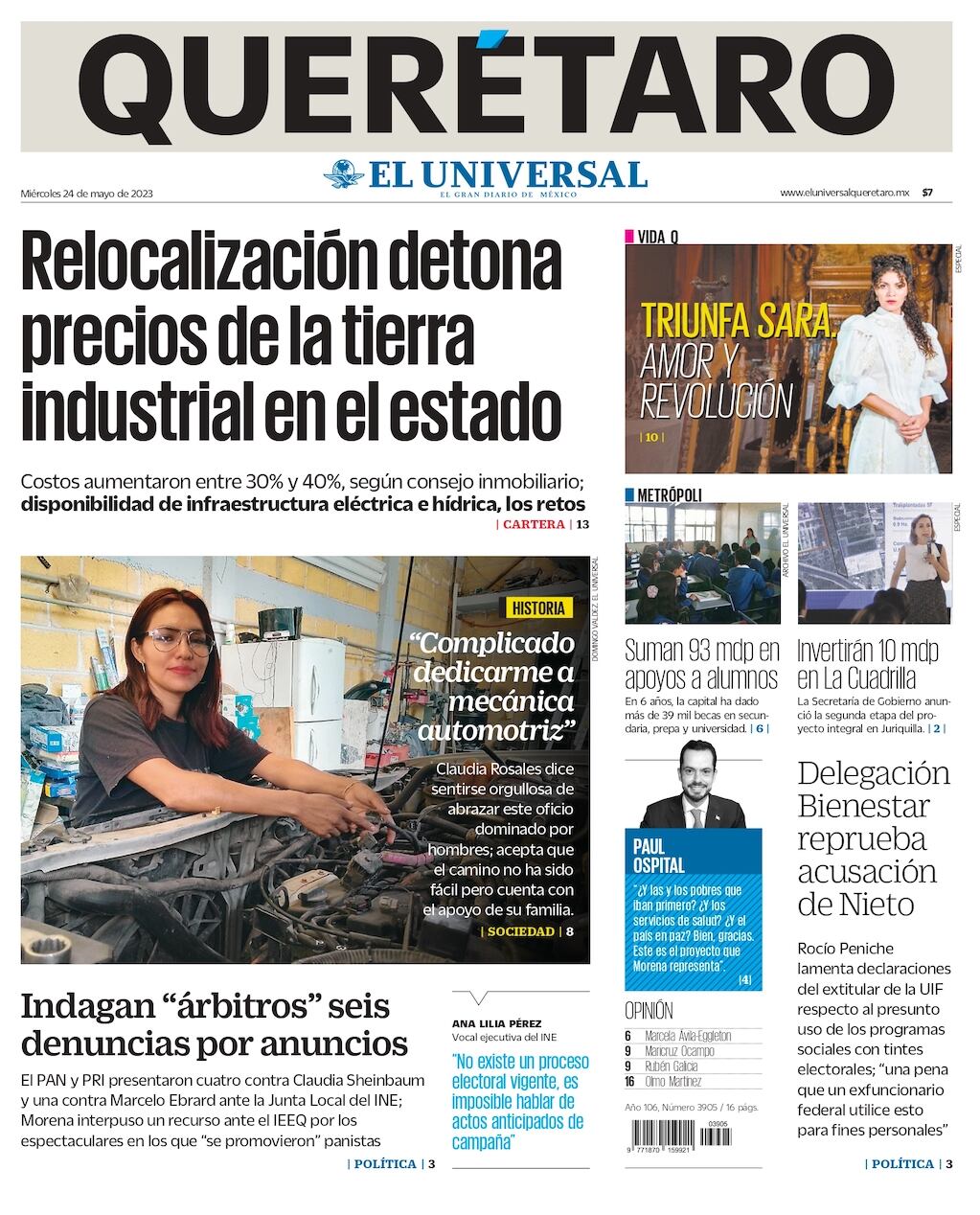 Portada 24 de mayo de 2023