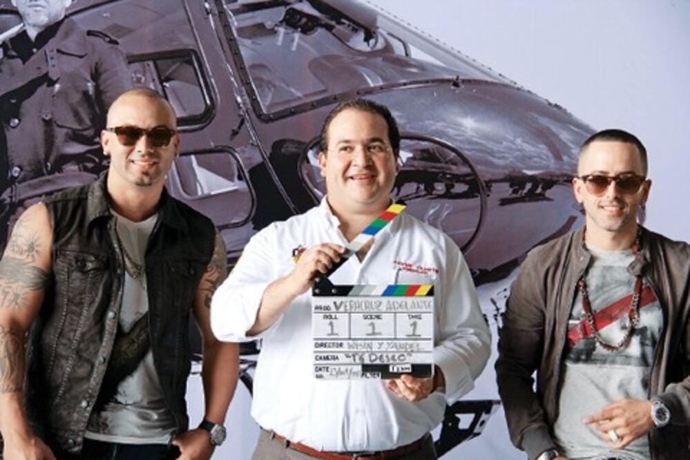  Wisin & Yandel graban en Veracruz