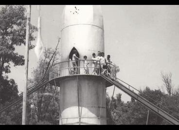 Alguna vez hubo un cohete en Querétaro; era la máxima atracción de la Alameda