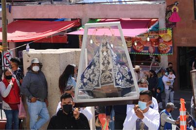Con sana distancia y cubrebocas, así se celebrará a la Virgen de Soriano