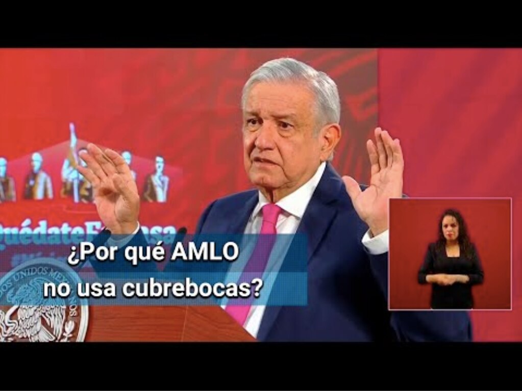No me pongo cubrebocas porque no me lo recomienda López-Gatell: AMLO