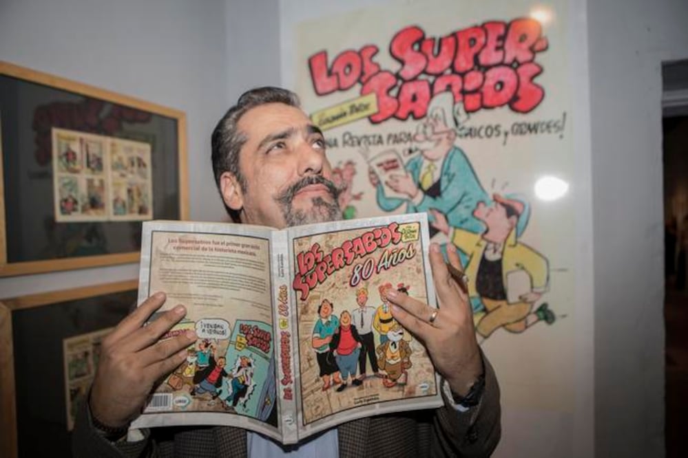 Gantús ha sido colorista, editor de historietas y promotor de exposiciones (DEMIÁN CHÁVEZ. EL UNIVERSAL)
