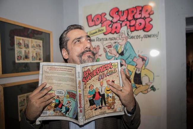 Gantús ha sido colorista, editor de historietas y promotor de exposiciones (DEMIÁN CHÁVEZ. EL UNIVERSAL)