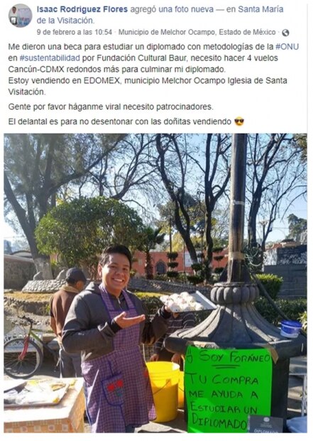 Joven se hace viral por vender gelatinas para financiar sus estudios 