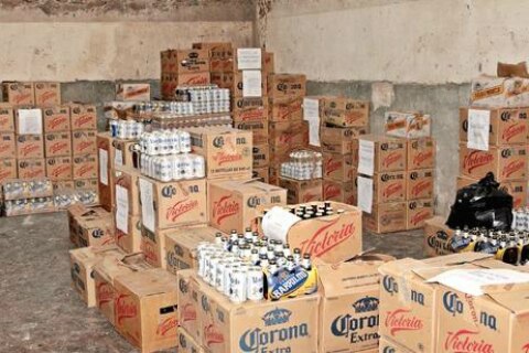 Decomisan mil 400 litros de alcohol