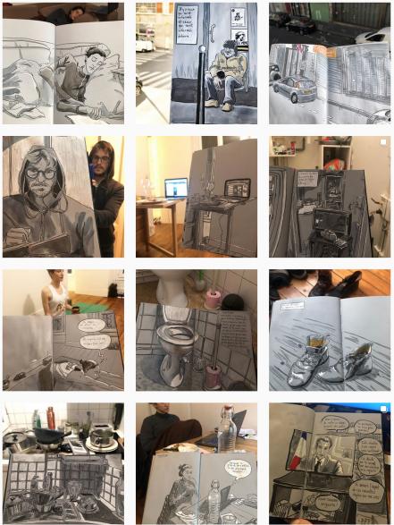 Urban Sketchers dibujan la pandemia
