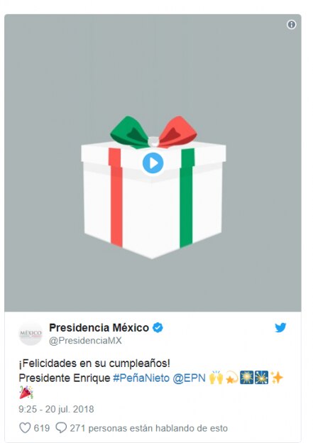 Peña Nieto celebra último cumpleaños como presidente