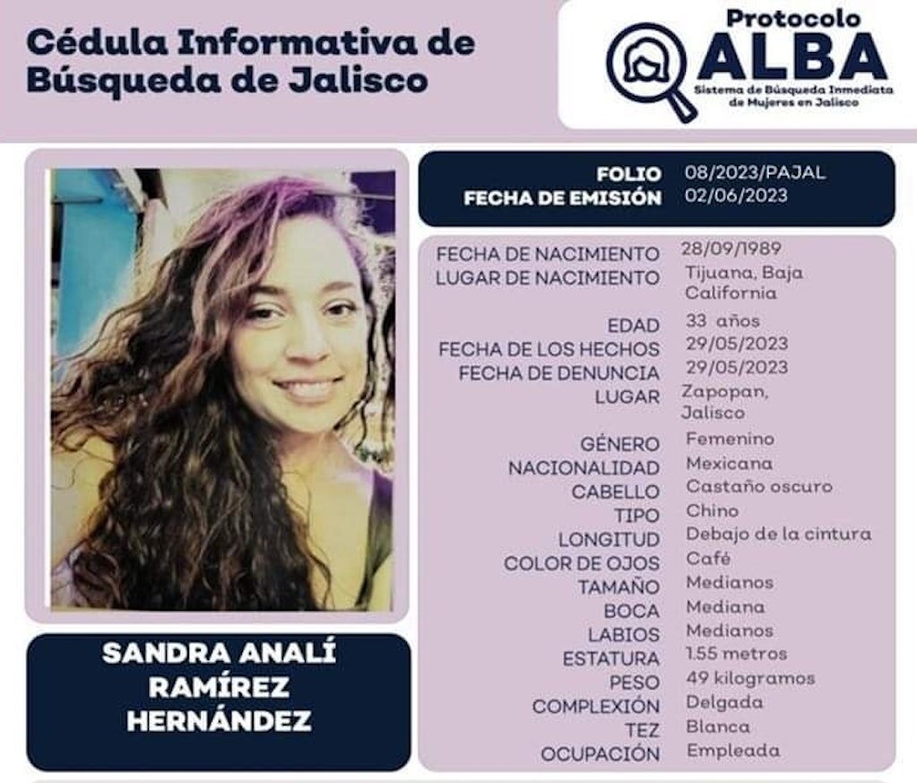 Foto: Facebook Buscando a Analí Ramírez