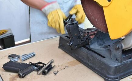 En lo que va del año, suman 3 mil 580 armas canjeadas en CDMX