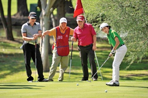 Golf con tintes altruistas, todo un éxito
