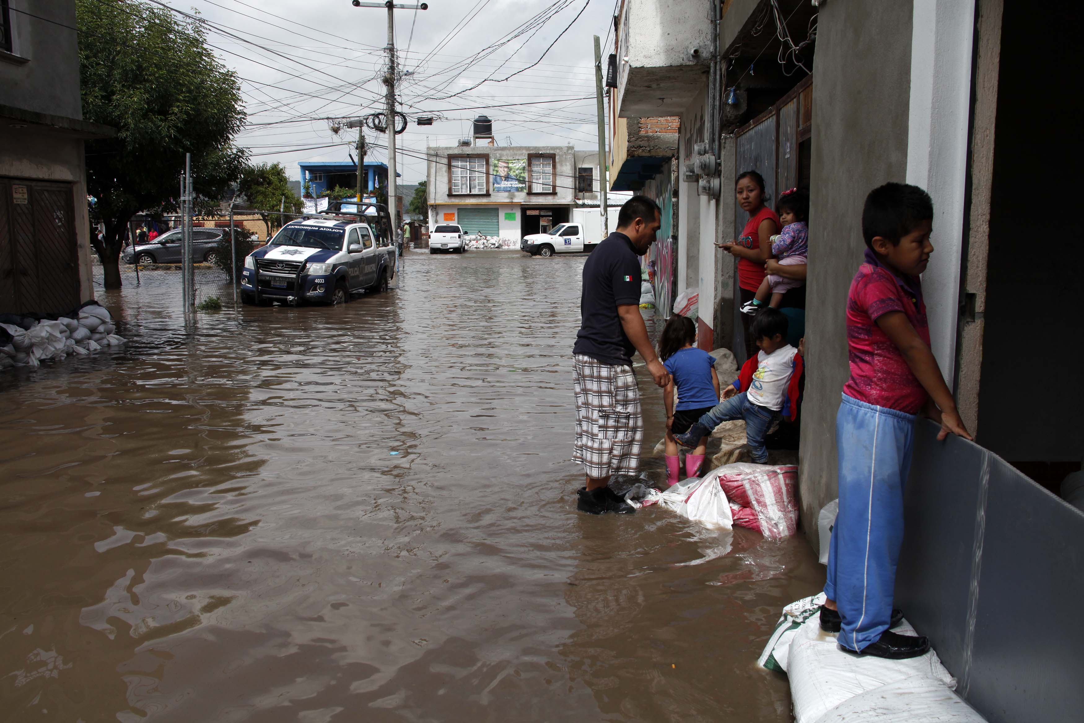 Estragos, resultado de construcciones nuevas en la zona