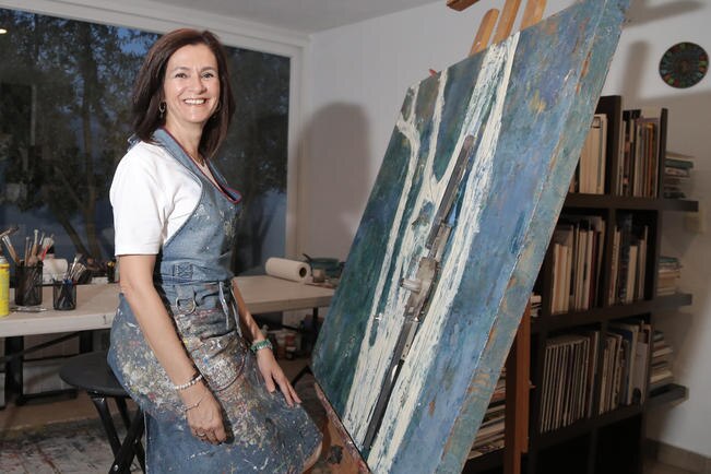 Marcela Herbert Pintora (GONZALO IBÁÑEZ. EL UNIVERSAL)