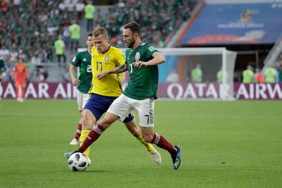 México y Brasil se enfrentarán el lunes en octavos de final en el Mundial