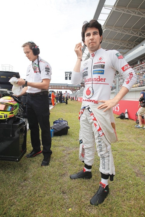 Enérgica protesta de “Checo” por las llantas