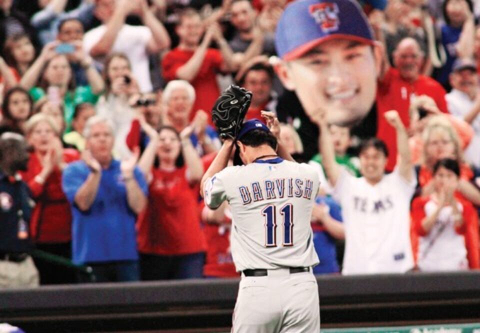 Darvish coquetea con la perfección