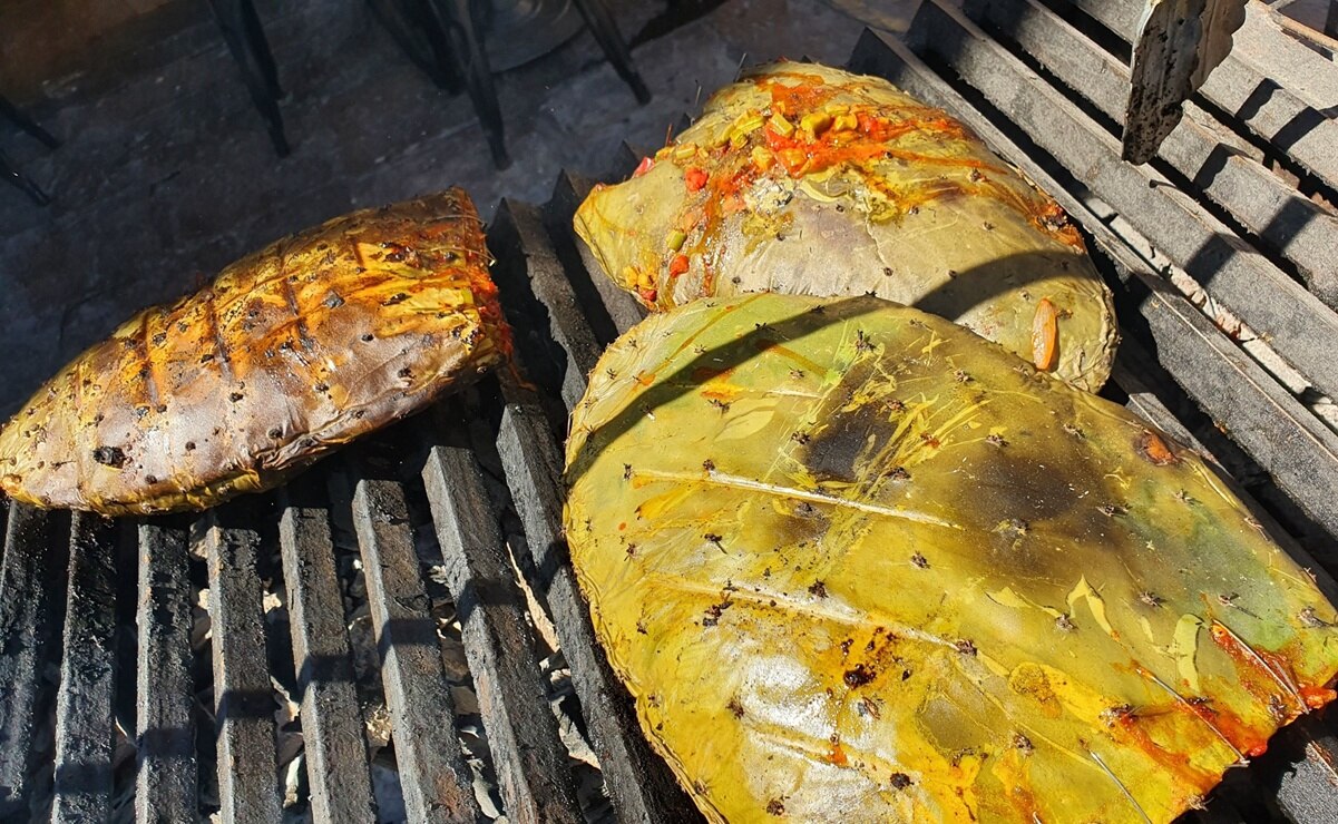 Nopal en penca, el peculiar platillo que busca reducir el desperdicio en Querétaro