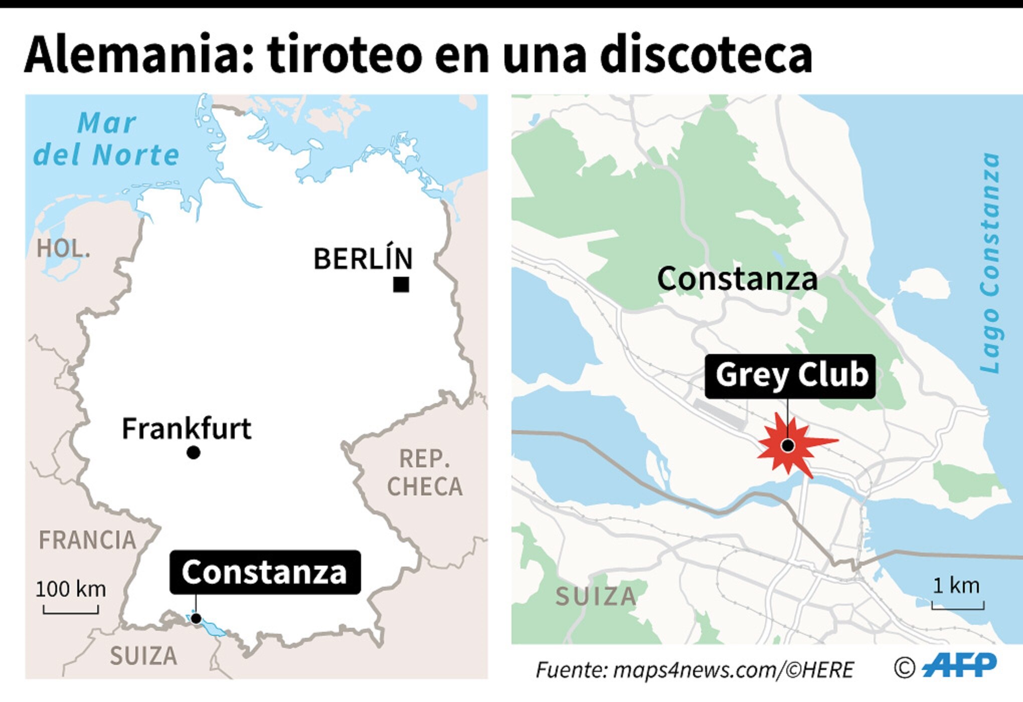 Un tiroteo con dos muertos en una discoteca desata nueva alarma en Alemania