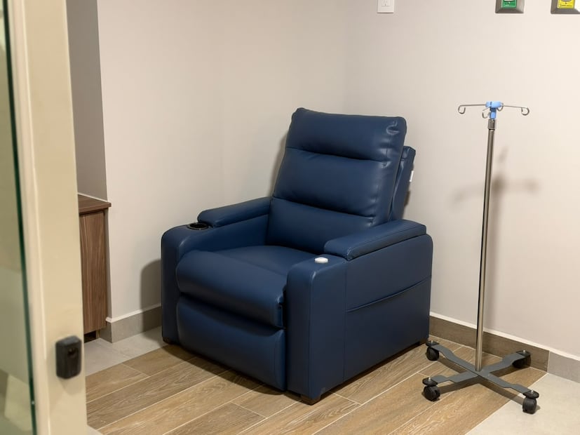 Habitaciones para quimioterapia. FOTO. ESPECIAL