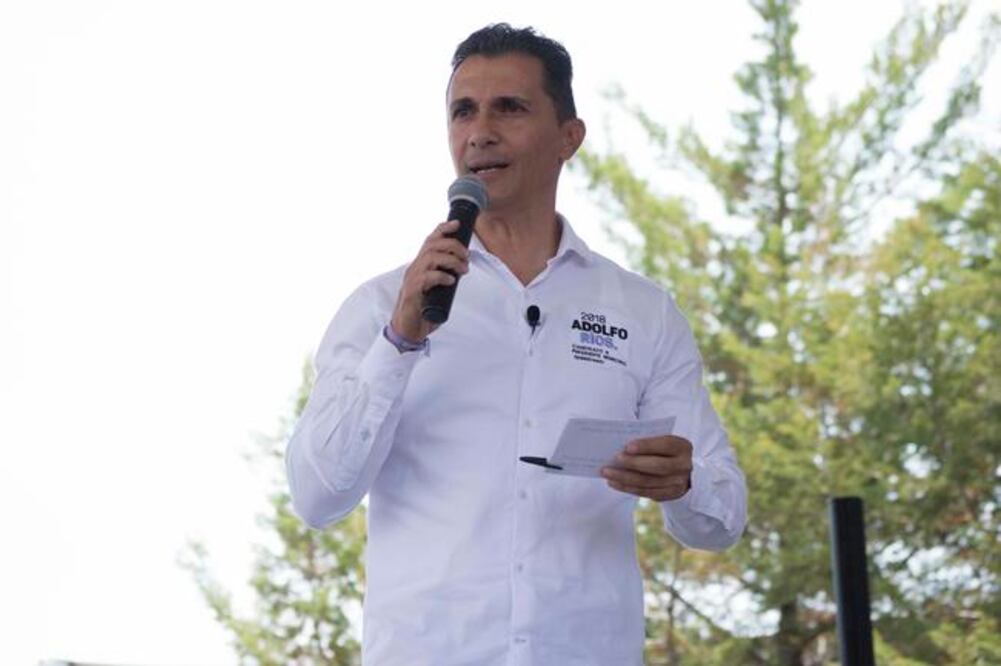 Ríos García manifestó que de los dos foros a los que ha asistido, el de ayer en la UVM tuvo más civilidad. / Foto: Mitzi Olvera