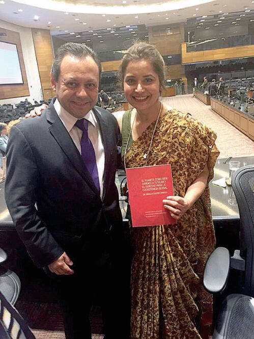 Participa Guerra en foro ambiental en Brasil