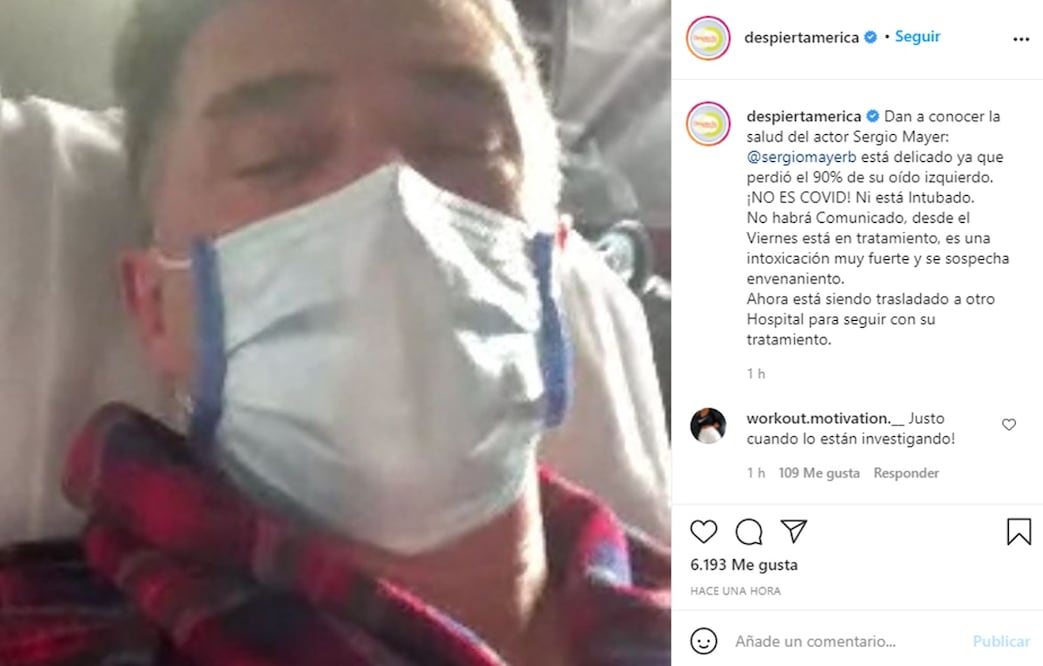 “Se sospecha de envenenamiento”, dice reporte sobre la salud de Sergio Mayer