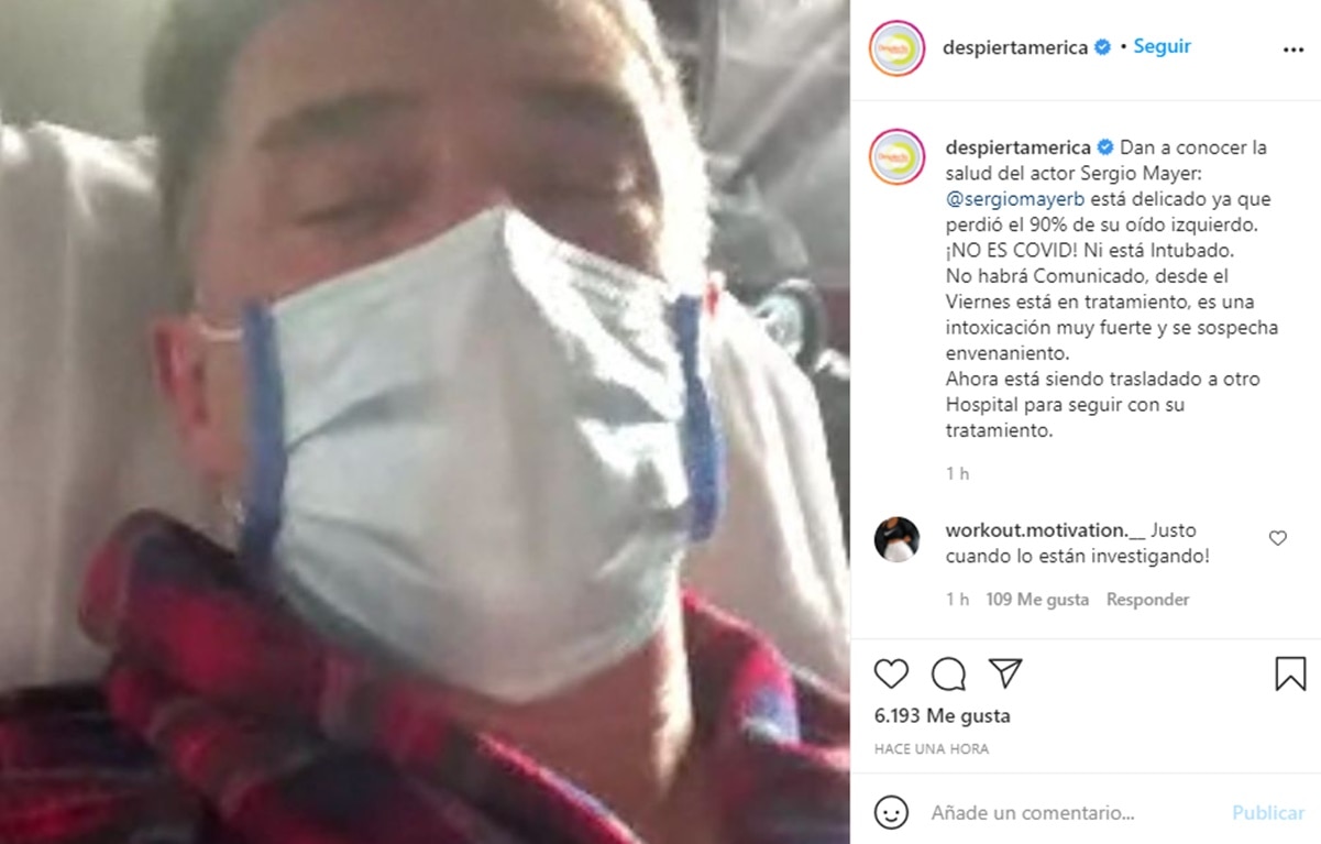 “Se sospecha de envenenamiento”, dice reporte sobre la salud de Sergio Mayer