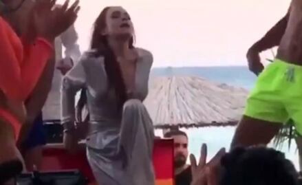El peculiar baile de Lindsay Lohan que inspiró memes y un challenge