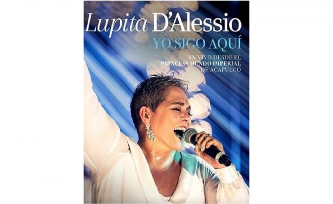 Lupita D’Alessio lanza su primer disco en vivo