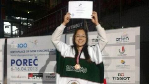 Medalla histórica para México en esgrima