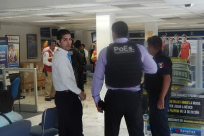 Asaltan sucursal de Banamex 