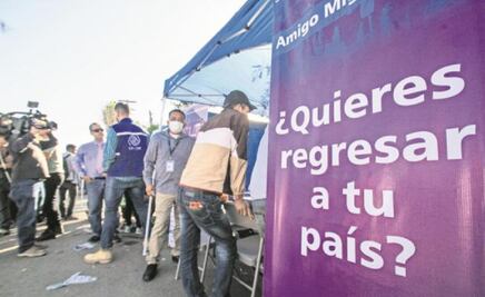 Migrantes deciden volver a sus países