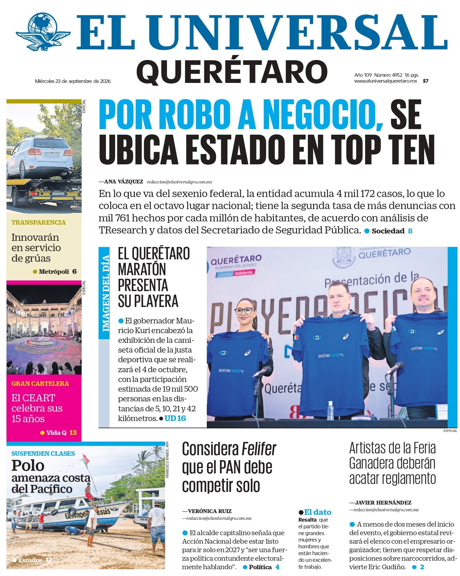 Foto. El Universal Querétaro