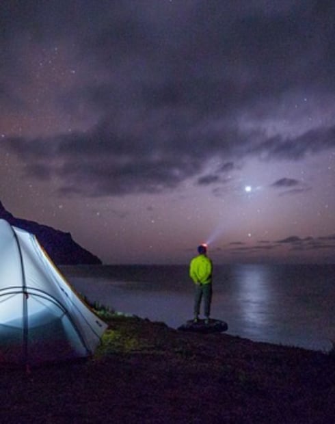 Punta Xodhé es un sitio perfecto para acampar y contemplar las estrellas. Foto: puntaxodhe.com