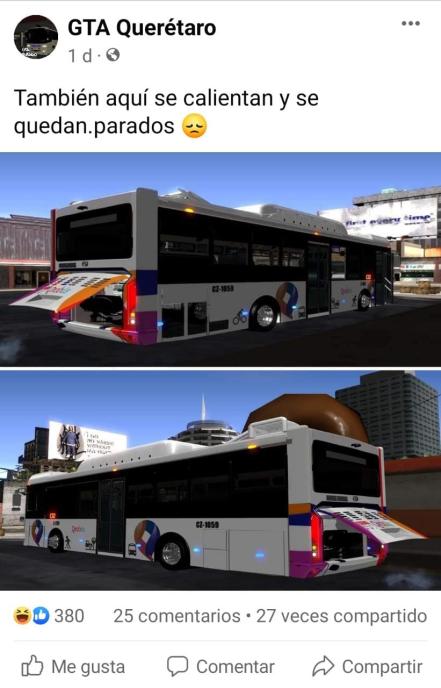 Qrobús llega al videojuego GTA