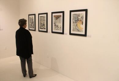Exhiben fotografías y dibujos otomíes
