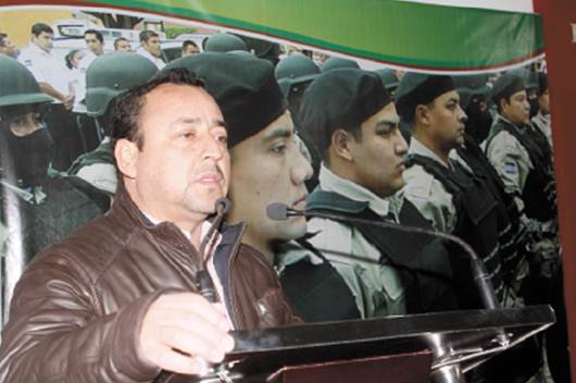 Apoyo a la policía de Jalpan