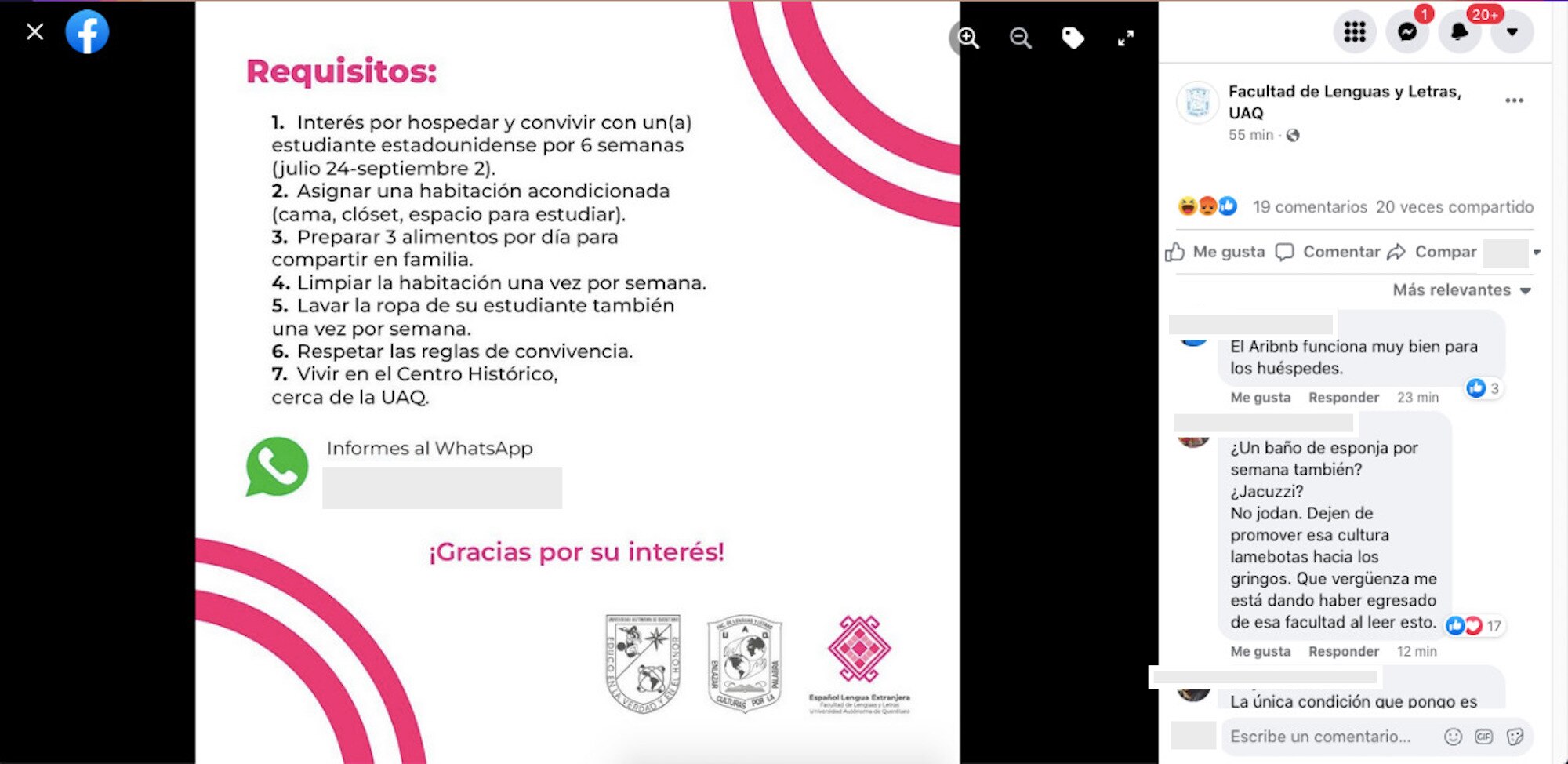 Critican a la UAQ por lanzar convocatoria para recibir estudiantes extranjeros