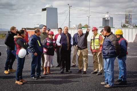 Supervisa alcalde canchas deportivas
