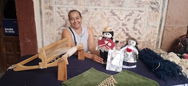 Un telar chiquito para preservar una tradición