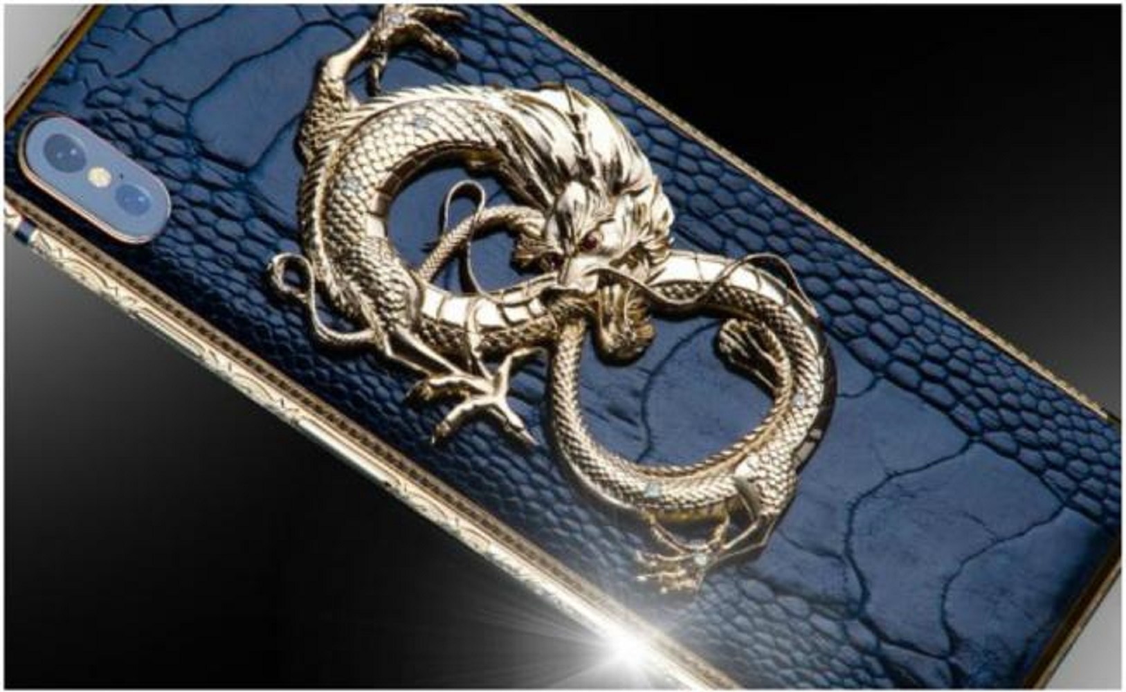 El teléfono supremo, un iPhone X de 24 quilates